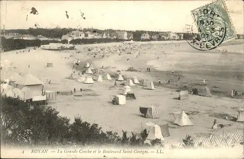 Royan Charente-Maritime Grande Conche Boulevard Saint-Georges / Poitiers-Charentes /Arrond. de Poitiers