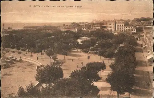 Royan Charente-Maritime Perspective du Square-Botton / Poitiers-Charentes /Arrond. de Poitiers