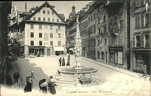 Luzern LU Weinmarkt / Luzern /Bz. Luzern City