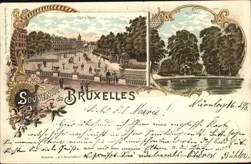 Bruessel Bruxelles Palais Royal /  /
