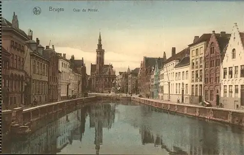 Bruges Flandre Quai du Miroir /  /