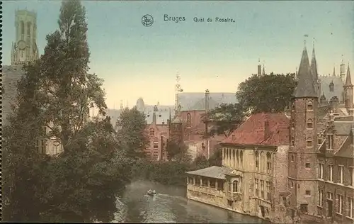 Bruges Flandre Quai du Rosaire /  /