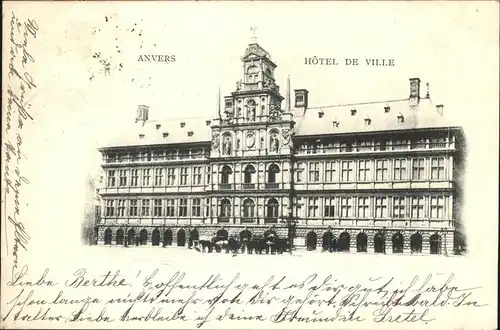 Anvers Antwerpen Hotel de Ville  /  /