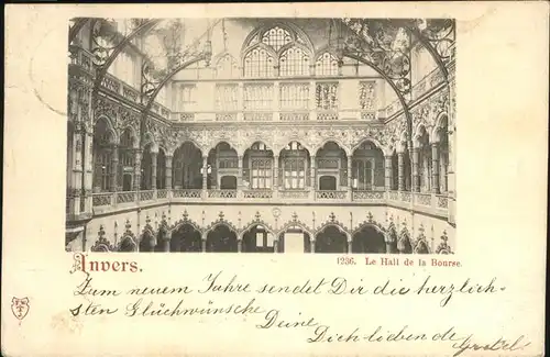 Anvers Antwerpen Hall de la Bourse /  /