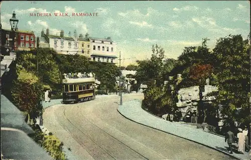 Ramsgate Madeira Walk Strassenbahn / United Kingdom /