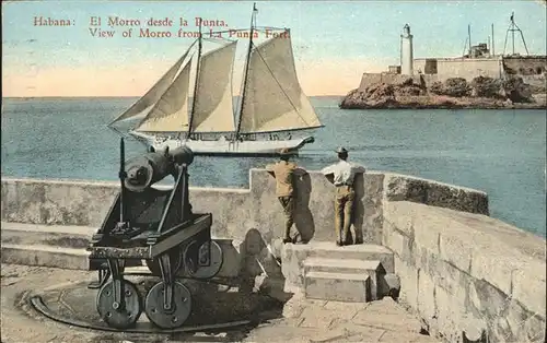 Habana Havana El Morro Punta Fort Schiff / Havana /