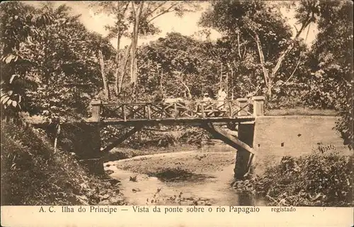 Iiha do Principe Vista da ponte sobre Rio Papagaio / Brasilien /