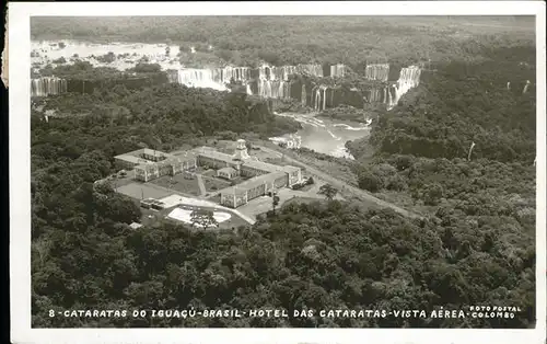 Cataratas Iguagu Brasil Hotel Fliegeraufnahme  / Brasilien /