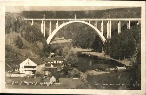 Lazne Bechyne Bruecke / Tschechische Republik /