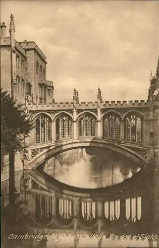 Cambridge Cambridgeshire St Johns College Bridge  / Cambridge /Cambridgeshire CC