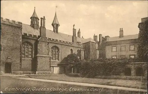Cambridge Cambridgeshire Queens College Erasmus Court  / Cambridge /Cambridgeshire CC