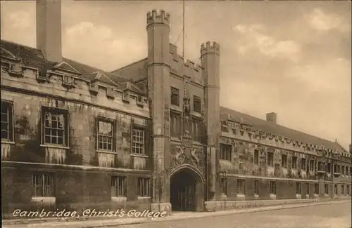 Cambridge Cambridgeshire Christs College  / Cambridge /Cambridgeshire CC