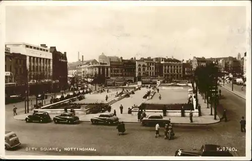 Nottingham City Square / United Kingdom /