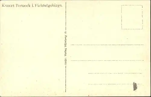 Bad Berneck Baernreuter Berg / Bad Berneck Fichtelgebirge /Bayreuth LKR