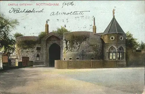 Nottingham Castle Gateway / United Kingdom /