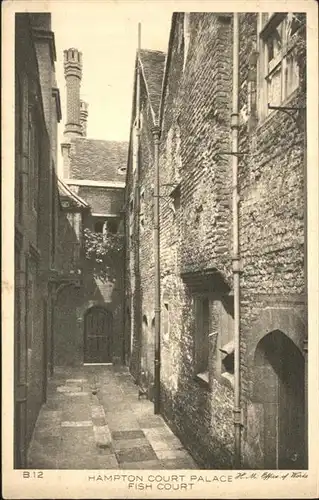 Hampton Court Palace Fish Court / United Kingdom /