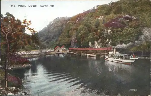 Loch Katrine Pier Schiff / Stirling /