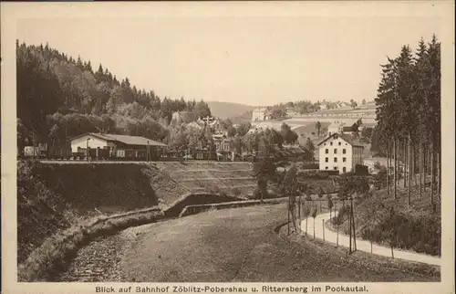 wq71309 Zoeblitz Sachsen Zoeblitz Pobershau Bahnhof Rittersberg * Kategorie. Zoeblitz Alte Ansichtskarten