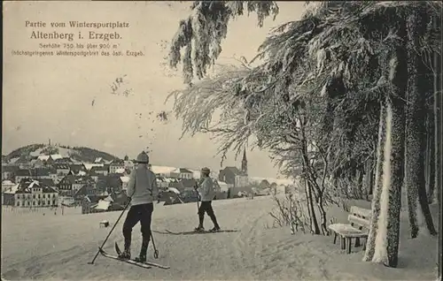 Altenberg Erzgebirge Skifahrer x