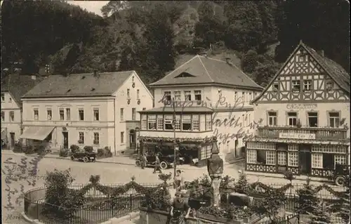 Bad Berneck Marktplatz Brunnen