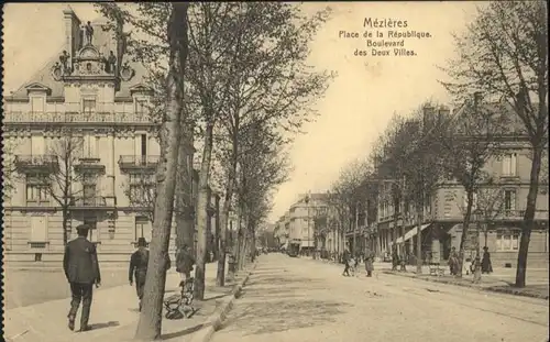 Mezieres Place de la Republique Boulevard des deux Villes x