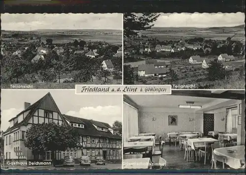 ws82395 Friedland Leine Leine Goettingen Gasthaus Deichmann x Kategorie. Friedland Alte Ansichtskarten