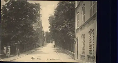 ws85127 Arlon Wallonie Arlon Rue de la Station * Kategorie.  Alte Ansichtskarten