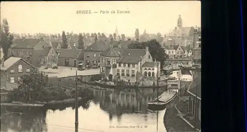 ws85240 Bruges Flandre Bruges Porte de Damme * Kategorie.  Alte Ansichtskarten