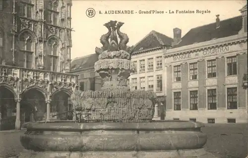 Audenarde la Fontaine Royale Grand Place *