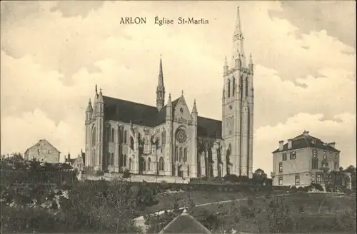 ws85583 Arlon Wallonie Arlon Eglilse Saint Martin * Kategorie.  Alte Ansichtskarten