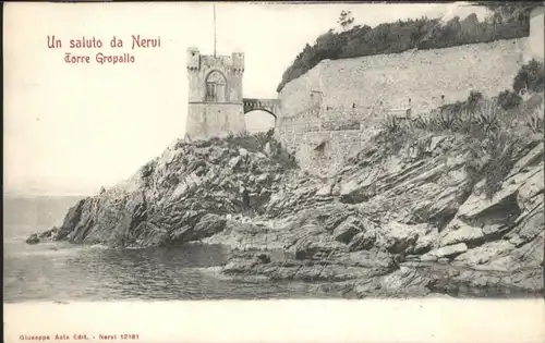 Nervi Nervi Torre Gropallo * / Genova /Ligurien