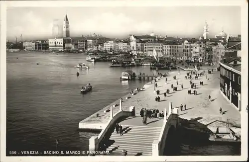 Venezia Bacino S Marco Panorame Schiff x