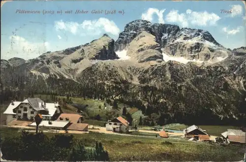 Plaetzwiesen Hoher Gaisl Tirol x