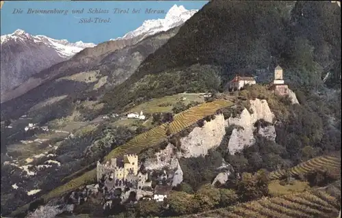 Meran Schloss Tirol Brunnenberg Suedtirol *