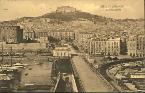 ws88725 Neapel Napoli Neapel Napoli Hafen x Kategorie. Italien Alte Ansichtskarten