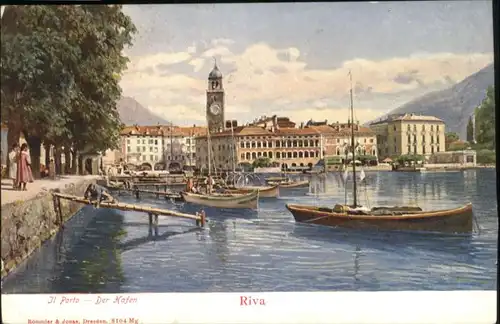 Riva del Garda Riva Porto Hafen * /  /Trento