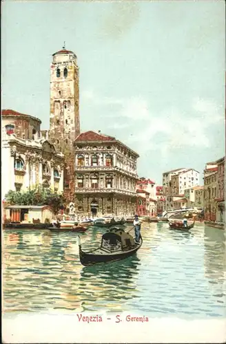 Venezia San Geremia Gondel *