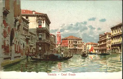 Venezia Canal Grande Gondel *