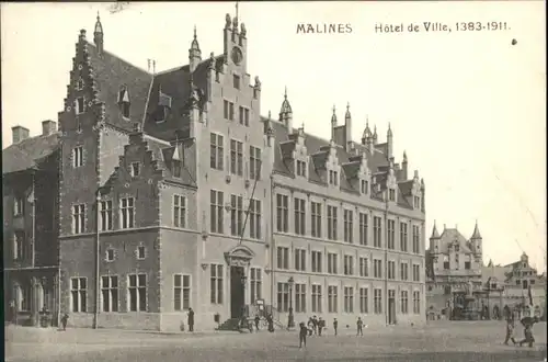 Malines Mechelen Flandre Malines Hotel de Ville x / Mechelen /Antwerpen