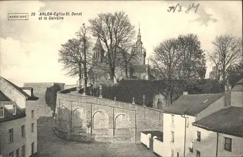 ws89934 Arlon Wallonie Arlon Eglise St. Donat Calvaire x Kategorie.  Alte Ansichtskarten