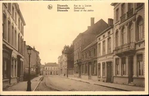 Dixmude Diksmuide Rue Station Statiestraat *
