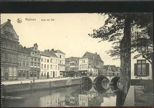 Malines Mechelen Flandre Malines Quai Sel * / Mechelen /Antwerpen