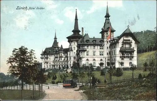 Zuerich Zuerich Hotel Dolder Strassenbahn x / Zuerich /Bz. Zuerich City