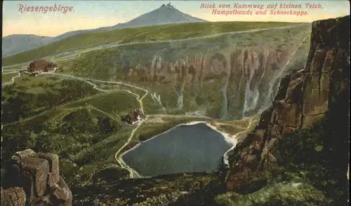 Hampelbaude Riesengebirge Kleinen Teich Schneekoppe x