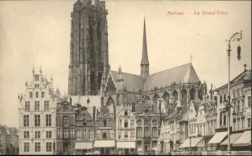 Malines Mechelen Flandre Malines Grand Place * / Mechelen /Antwerpen