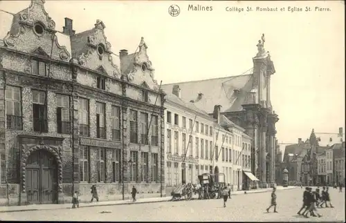 Malines Mechelen Flandre Malines College St. Rombaut Eglise St. Pierre * / Mechelen /Antwerpen
