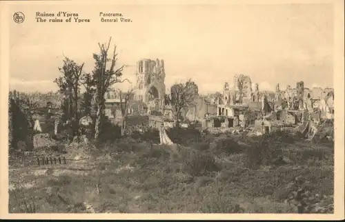 Ypres Ruines Zerstoerung *
