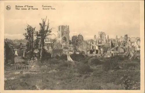 Ypres Ruines Zerstoerung *