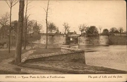 Ypres Porte Lille Fortification *