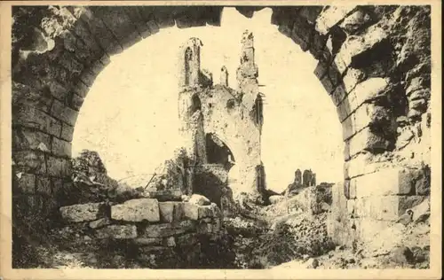 Ypres Beffroi Nieuwerk Ruines Zerstoerung *